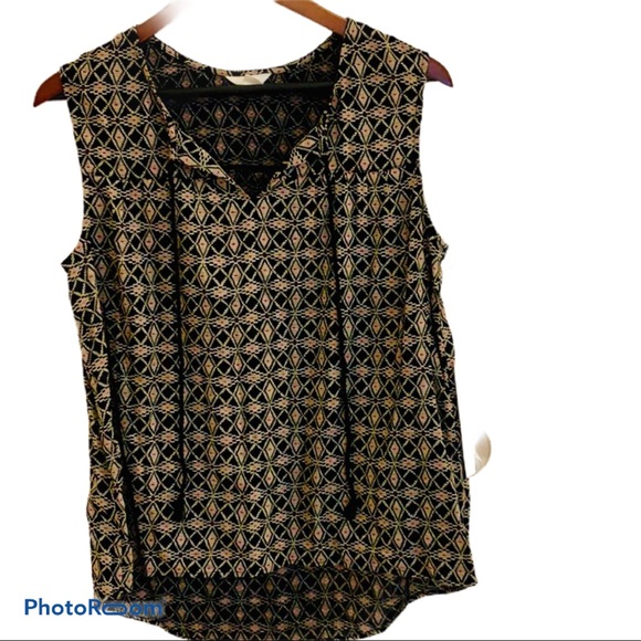 Caslon Tassel Tie Tank, Sleeveless Blouse NWT - Picture 1 of 7